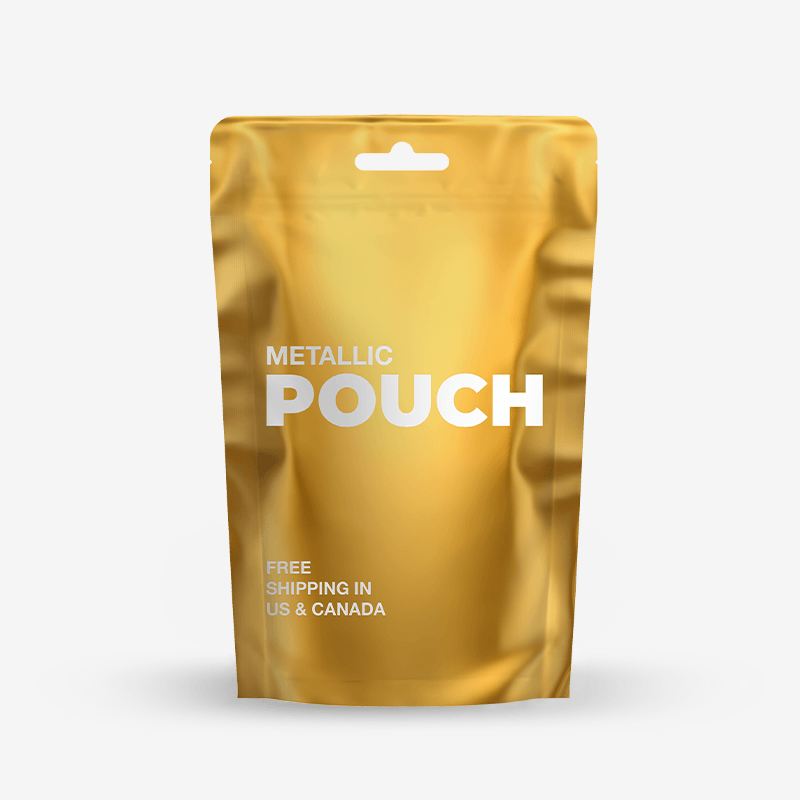 Custom Printed Metallic Stand Up Pouches