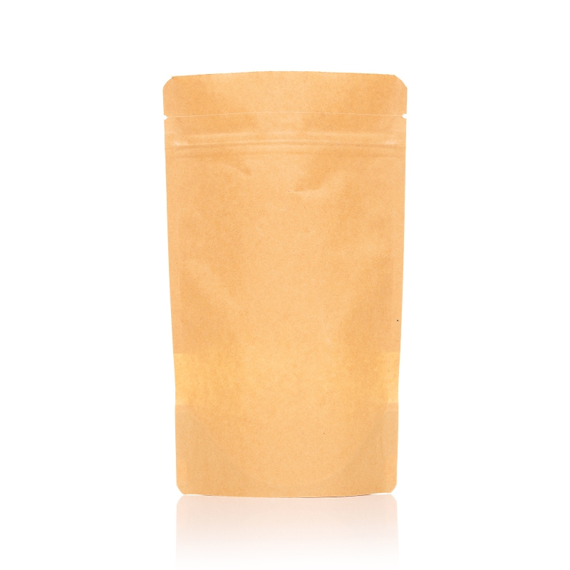 Kraft Stand Up Pouches with Window