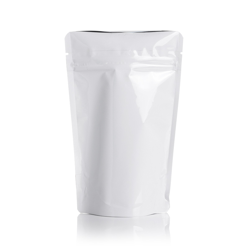 White Stand Up Pouch